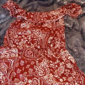 Aeropostale off shoulder romper